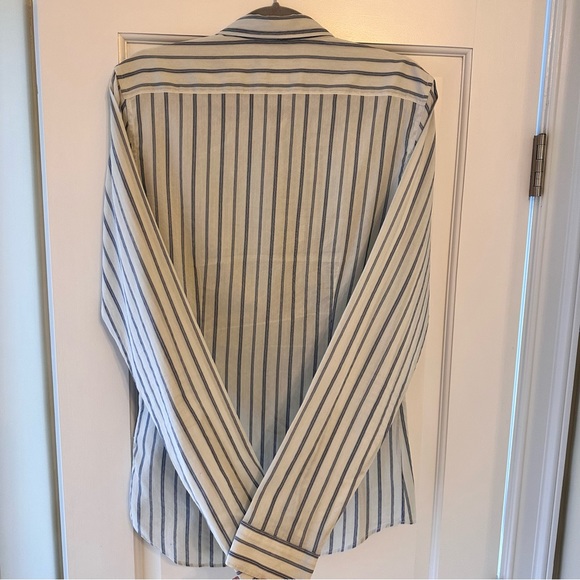 Gucci Slim Fit Button Down Silk Cotton Shirt - Picture 3 of 7